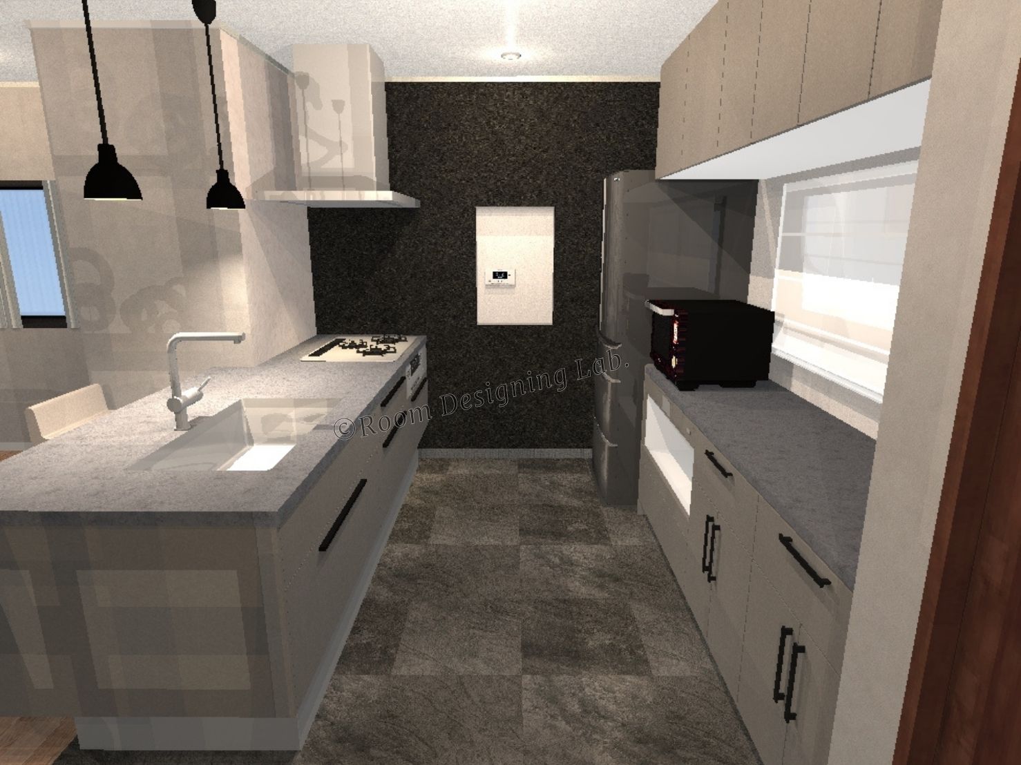 リフォーム 3Dパース キッチン